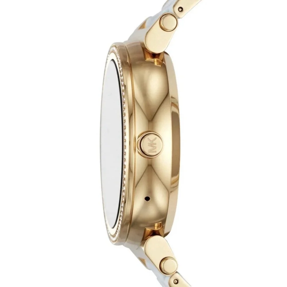 Michael Kors Access Women's Smart Watch Sofie Gold MKT5039 White NEW